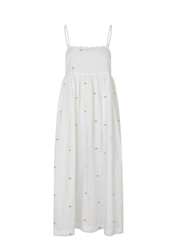 PernilleMD strap dress - Soft White Online Sale