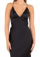 Jolly Crepe Satin Dress - Black Online Hot Sale