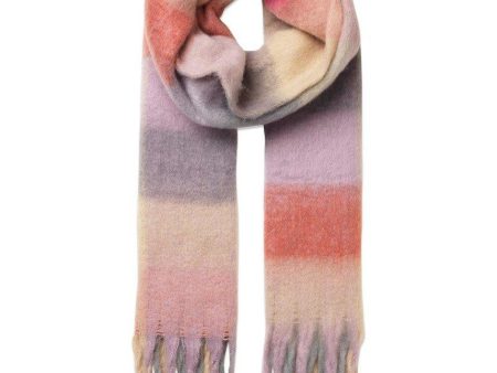 ArisMD check scarf - Grape Check Fashion