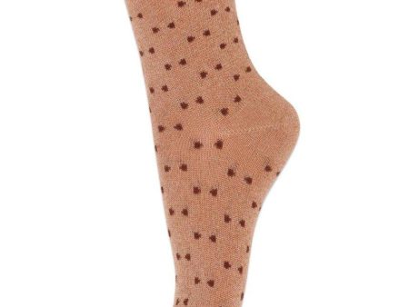 Bea glitter socks - Tawny Brown Online