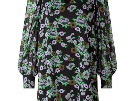 CasyMD print dress - Big Multi Flower For Discount