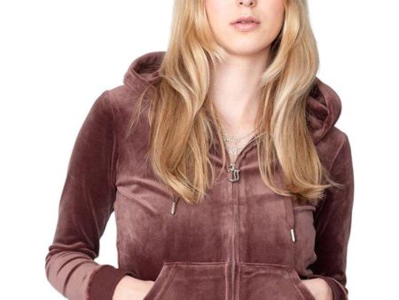 Robertson Diamante Hoodie - Bitter Chocolate Online Hot Sale