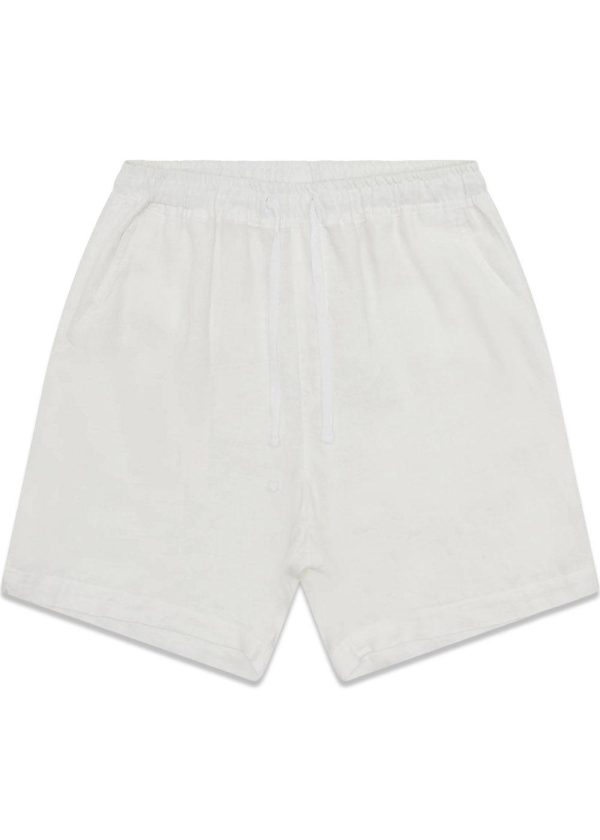 Bommy Linen Shorts - Off White Online Sale