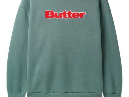 chenille logo crewneck - Spruce on Sale