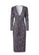 TilloMD print wrap dress - Poetry Flower Online Sale