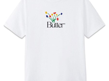 Bouquet Tee - White Sale