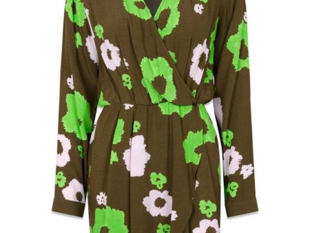 CashMD print dress - Green Sorbet Flower Hot on Sale