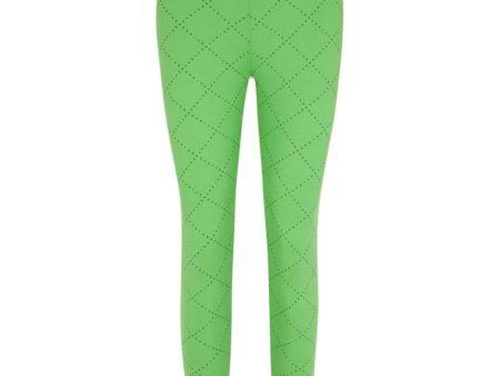 CalliopeMD print tights - Classic Green Logo Hot on Sale