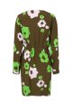 CashMD print dress - Green Sorbet Flower Hot on Sale