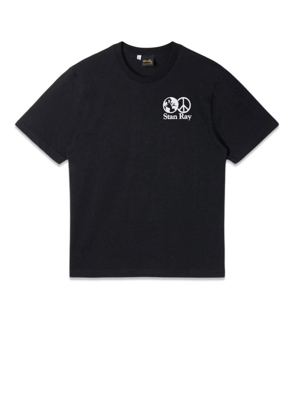 WORLD PEACE SHORT SLEEVE TEE - Black Supply