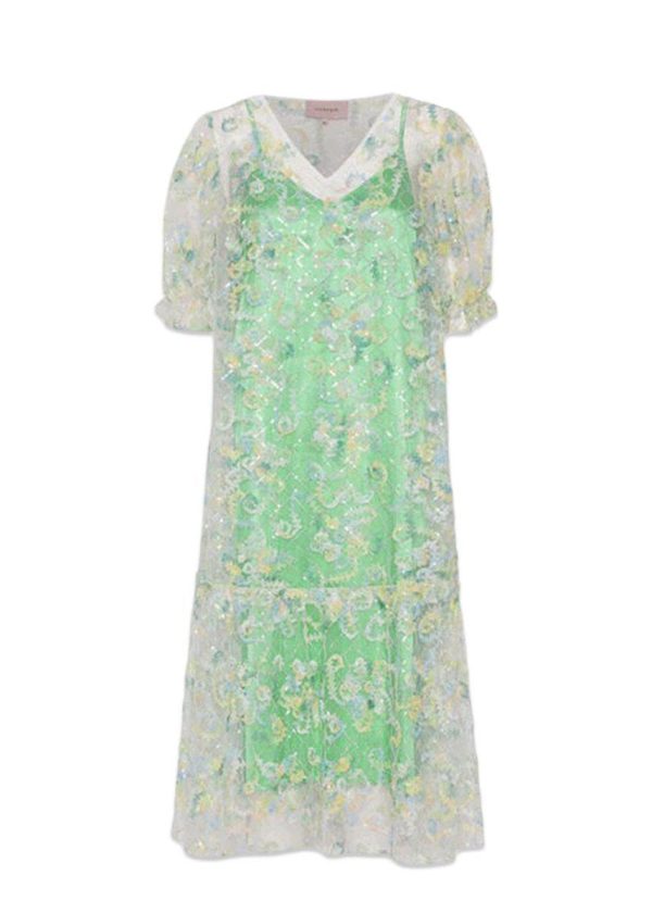 Mila Dress - Green Online now