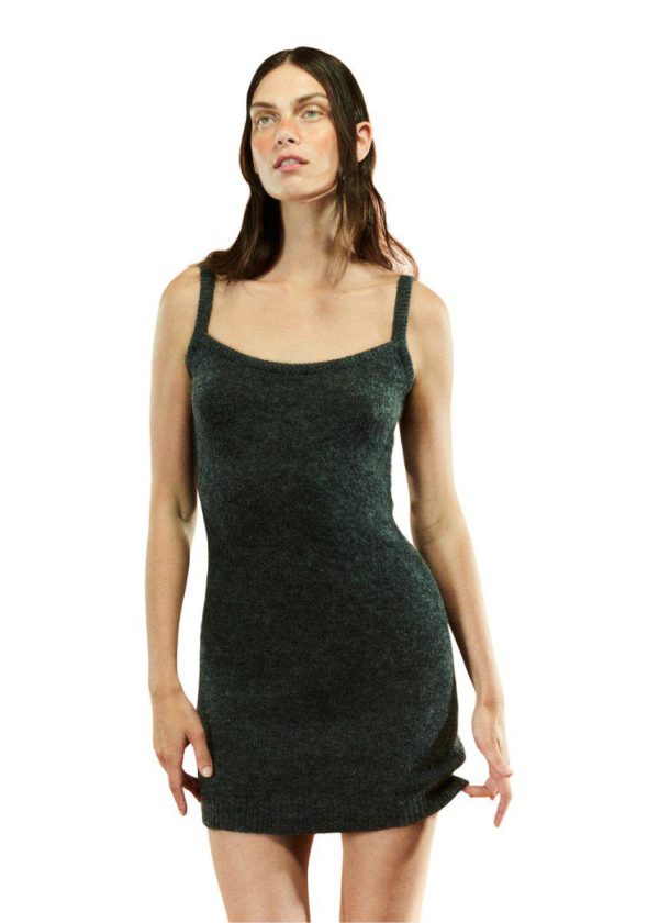 Verbier Slip Dress - Grey Melange Online