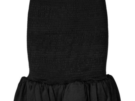 Florence Smock Dress - Black Hot on Sale