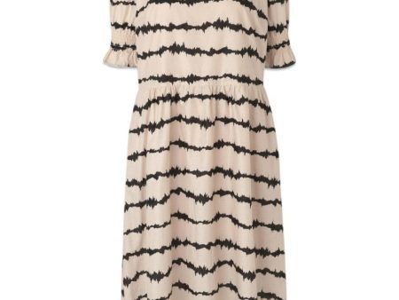 PoemMD print dress - Tie Dye Lines Hot on Sale