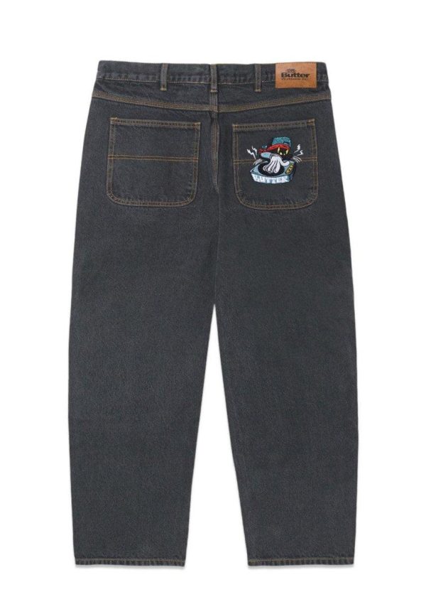 Spinner Denim Jeans - Faded Black Online Hot Sale